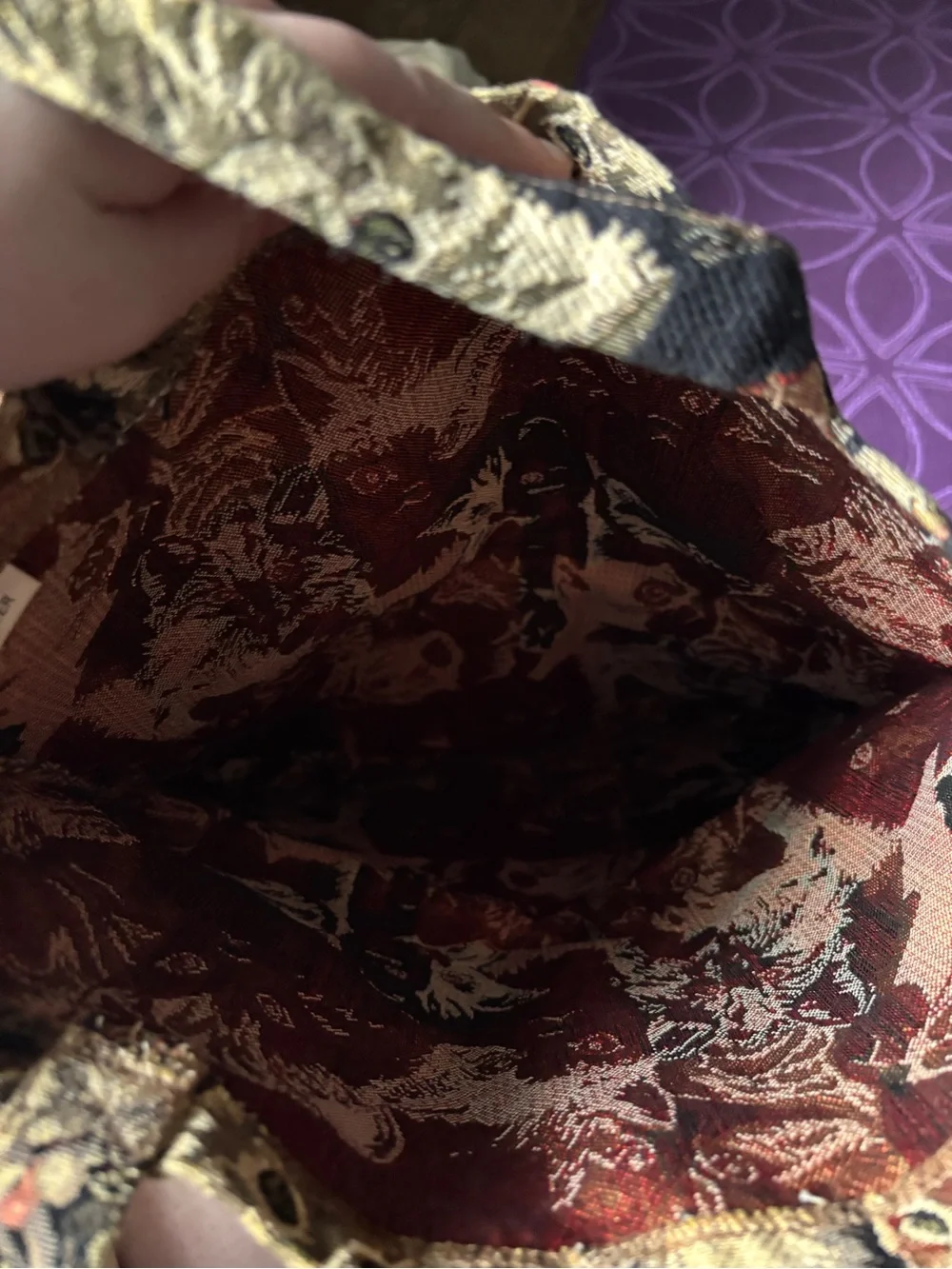 N/A tapestry tote
